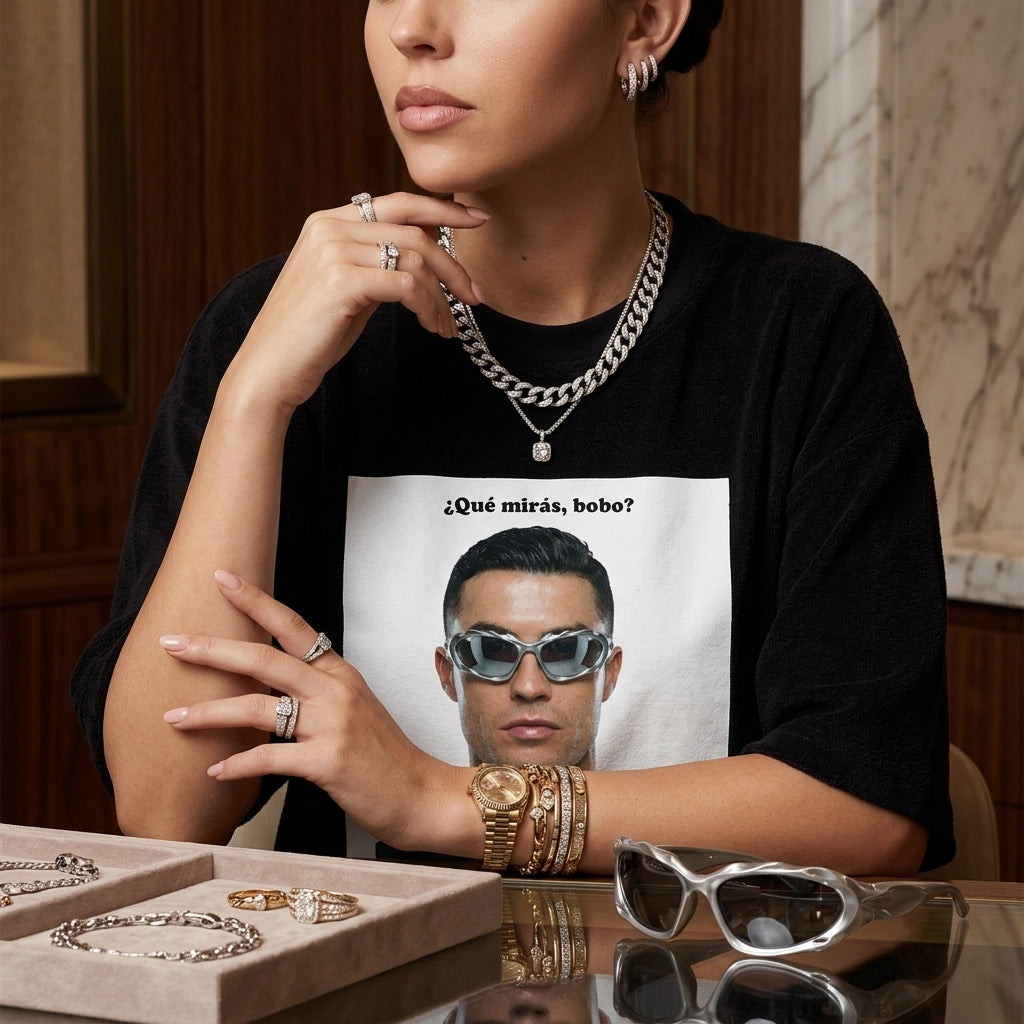 Unisex Terry Oversized Tee (CRISTIANO VERSION)