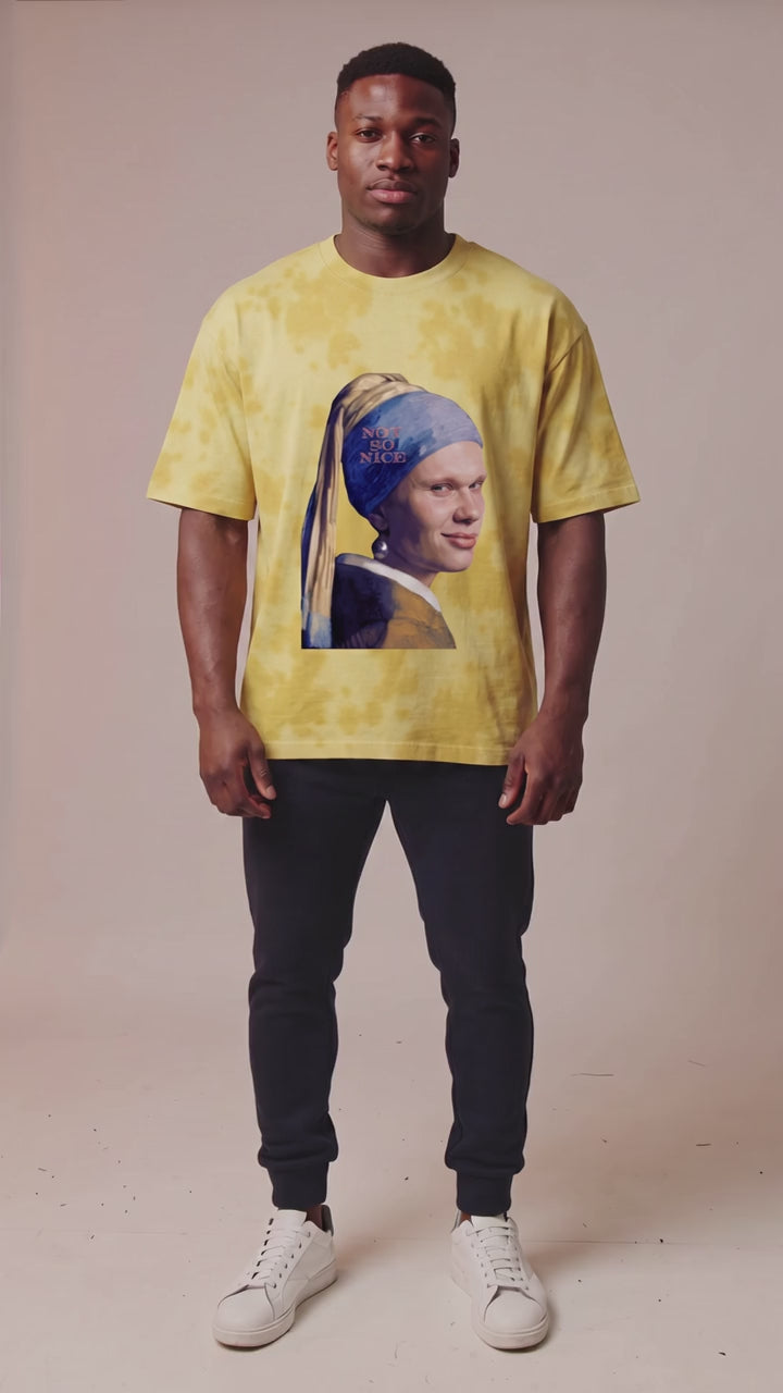 Unisex Tie Dye Oversized T-Shirt (HAAALANDD VERSION)